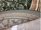 Тъкан персийски килим Blue stones 5261_GREEN елипса